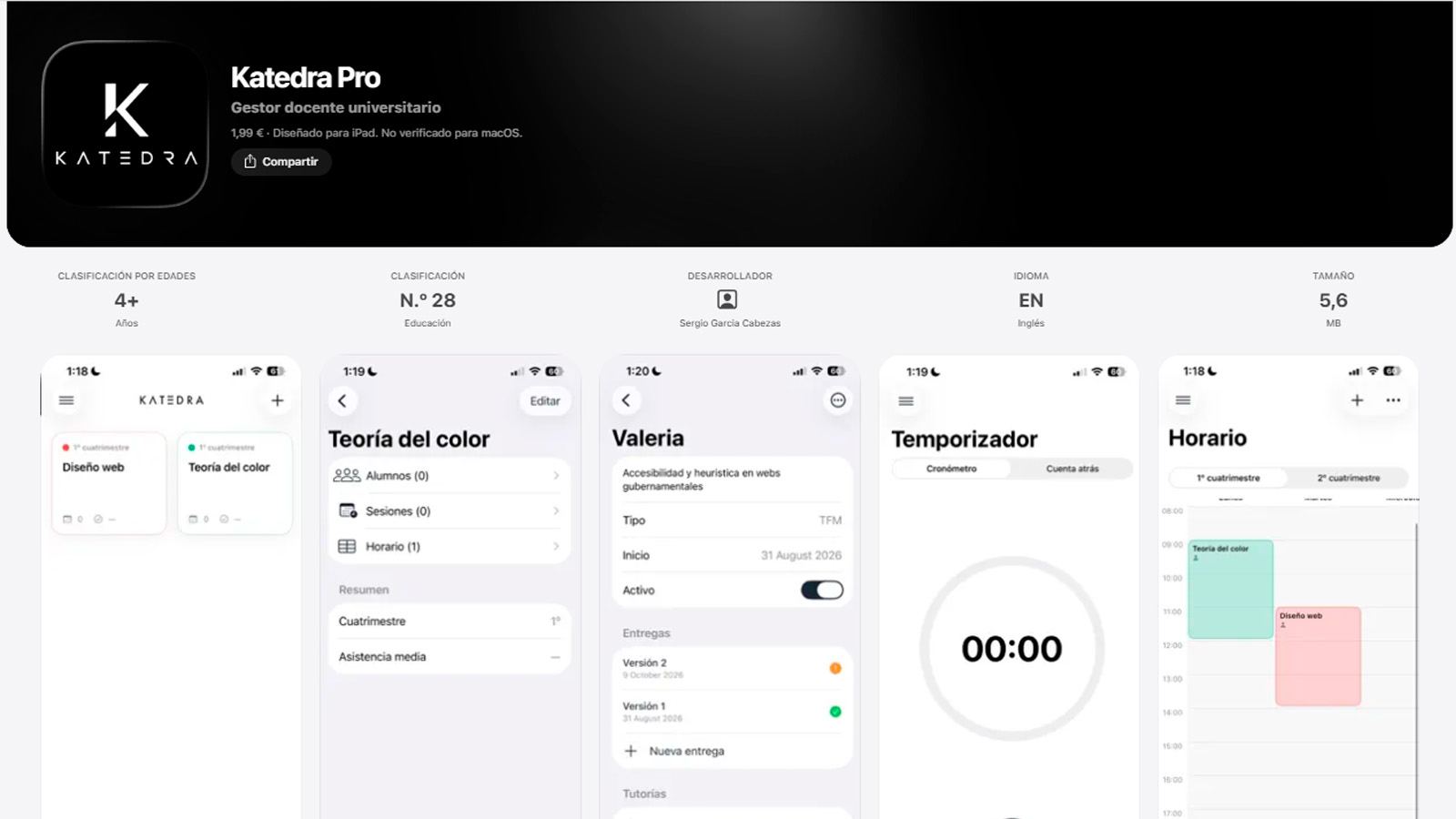 Katedra Pro en iPhone y iPad
